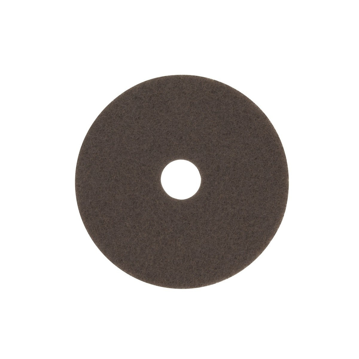 3M Brown Stripper Pad 7100 Floor Pad with Center Hole, 13 in (7000144593) (5 Pack)
