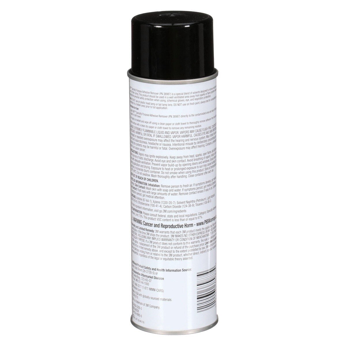 3M 38987 Specialty Adhesive Remover Aerosol, Solvent-Based, Transparent, 15 fl oz Can (7000148208) - (6Pack) - 4