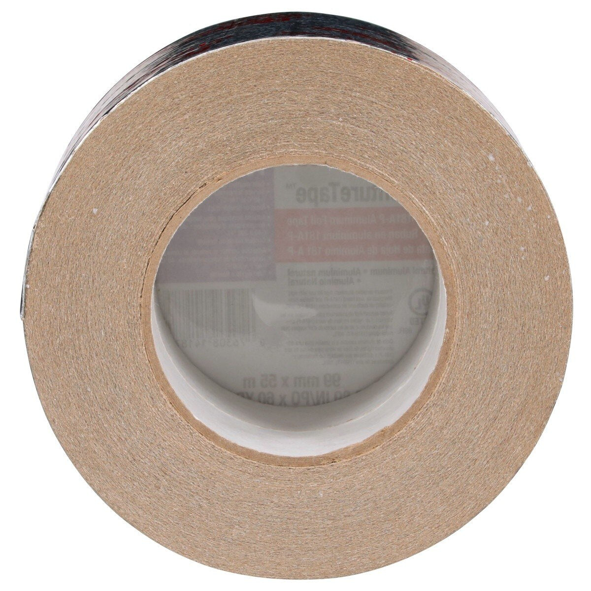 3M 1581A UL181A-P Aluminum Foil Tape, Natural Aluminum, Rigid/Flexible Duct Seaming, Cold Weather Adhesion, 3-7/8 in x 60 yd, 2 mil (7010302857) - (12Pack) - 8