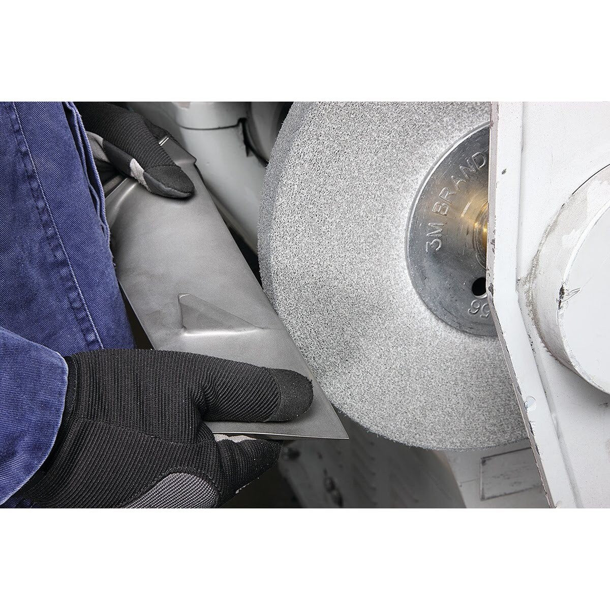 3M Scotch-Brite EXL Pro Deburring Convolute Wheel, EP-WL, 10S Fine, Gray, 14 in x 2 in x 8 in (7010310048) - (21Pack) - 2