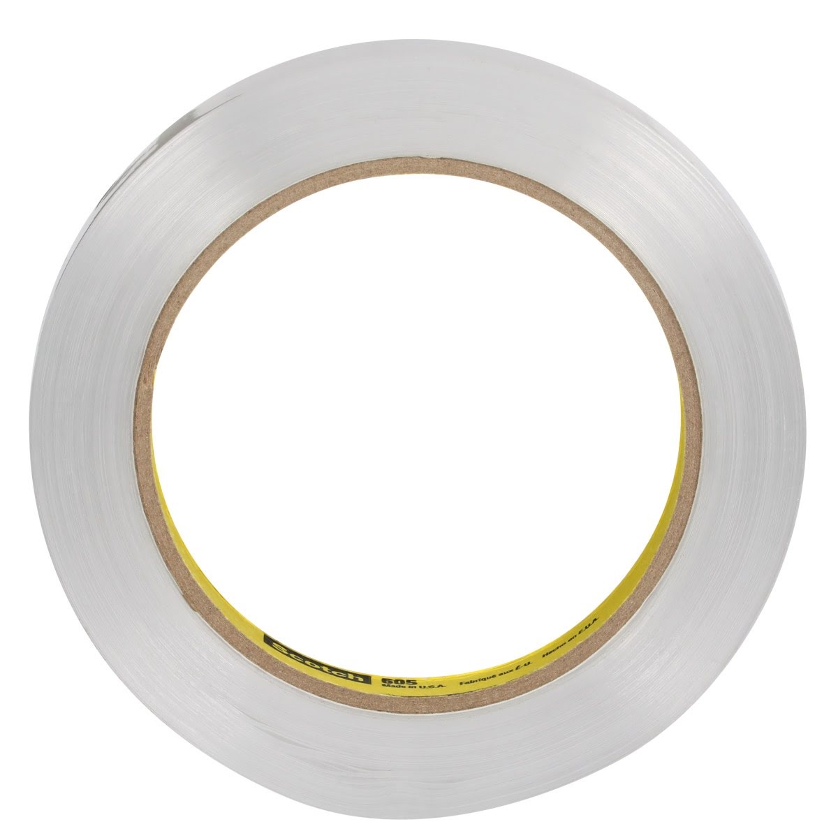 3M 605 Scotch Light Duty Packaging Tape, Clear, Cold Temperature, 3/4 in x 72 yd, Conveniently Packaged (7010312543) (144 Pack)