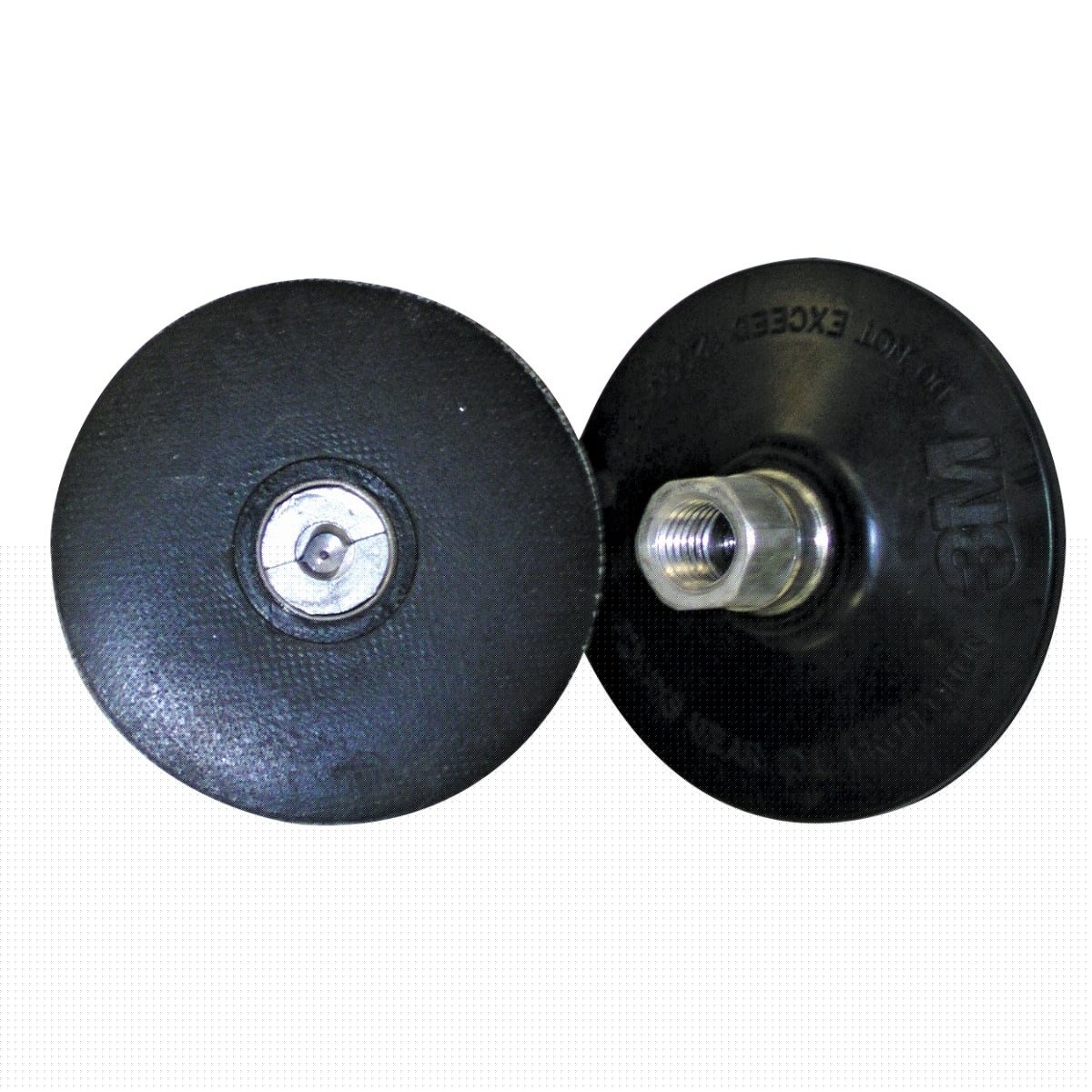3M 28712 Roloc Disc Pad TR, Medium Density, Black, 4 in, 5/8 in-11 Internal Thread (7010326840) (5 Pack)
