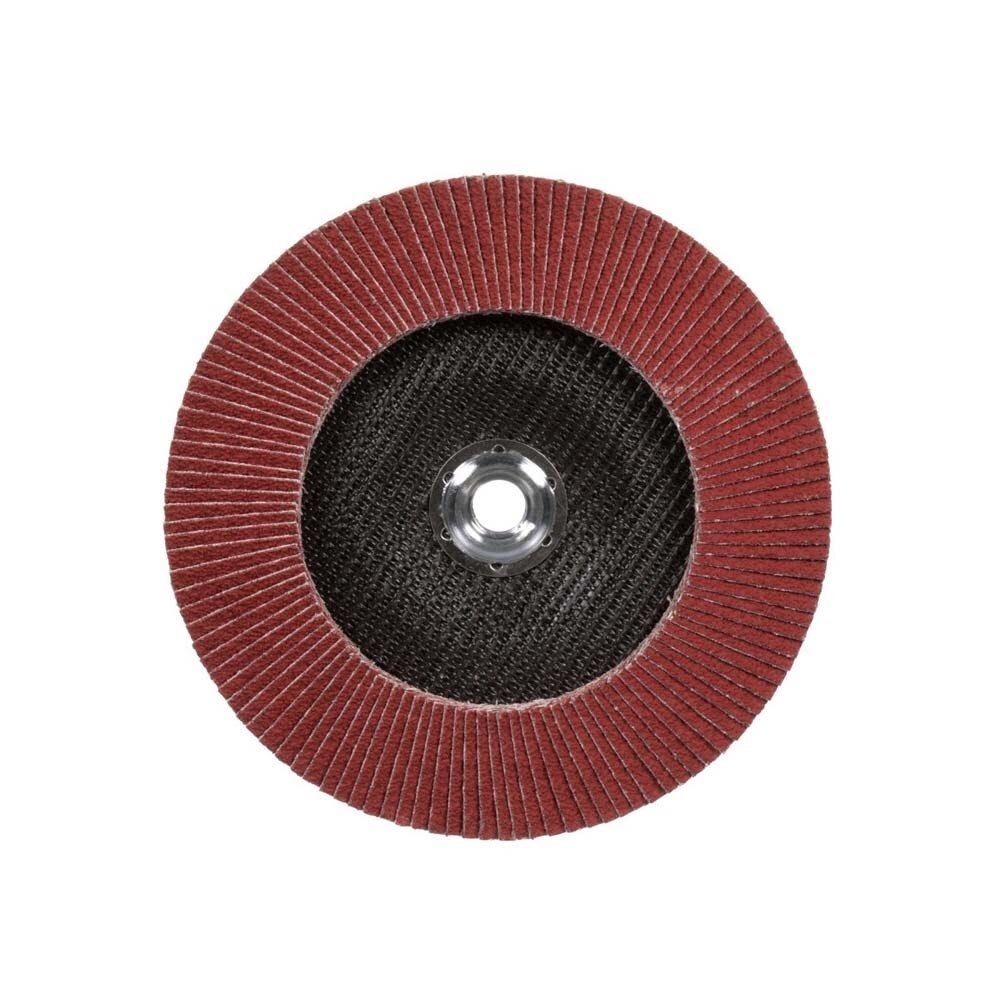 3M 967A Cubitron II Flap Disc , 40+, T29 Quick Change, 7 in x 5/8-11, Giant (7010327066) (5 Pack) - 4