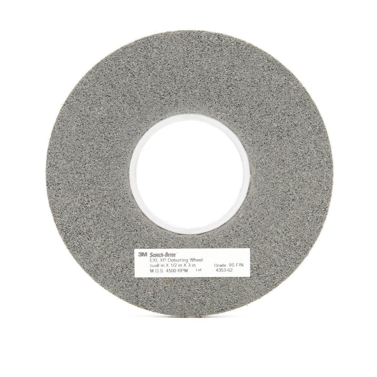 3M XP-WL Scotch-Brite EXL-XP Deburring Wheel, 11S Fine, Silicon Carbide, Gray, 12 in x 2 in x 5 in, 1 Each per Case (7010329794)