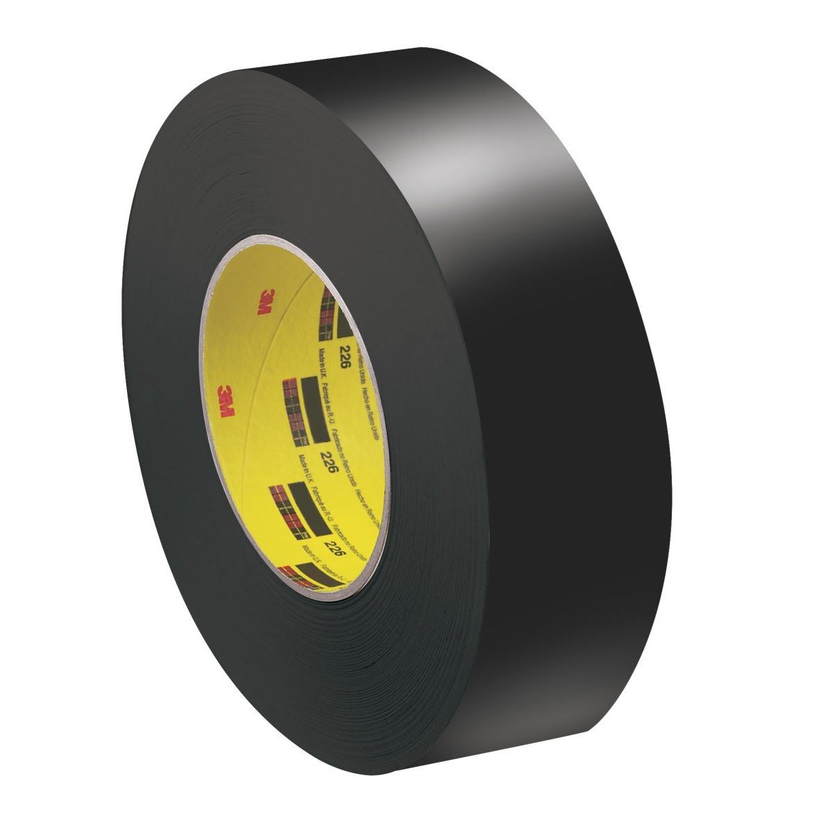 3M 226 Scotch Masking Tape, Solvent Resistant, Black, 12 in x 60 yd (7010334133) (16 Pack) - 2