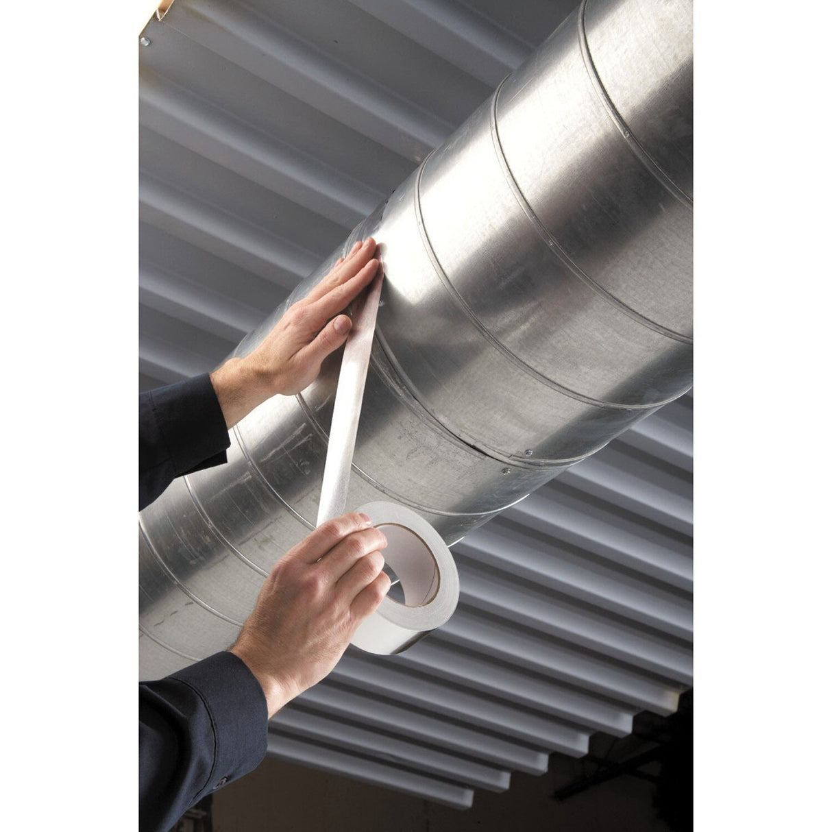 3M 3311 Scotch Aluminum Foil Tape, Rubber Adhesive, Silver, 2 in x 10 yd, 3.6 mil (7010334860) - (24Pack) - 5