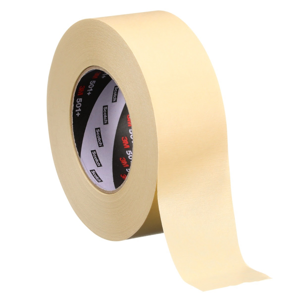 3M 501+ Specialty High Temperature Masking Tape, Tan, 48 mm x 55 m (7010335156) - (24Pack) - 7