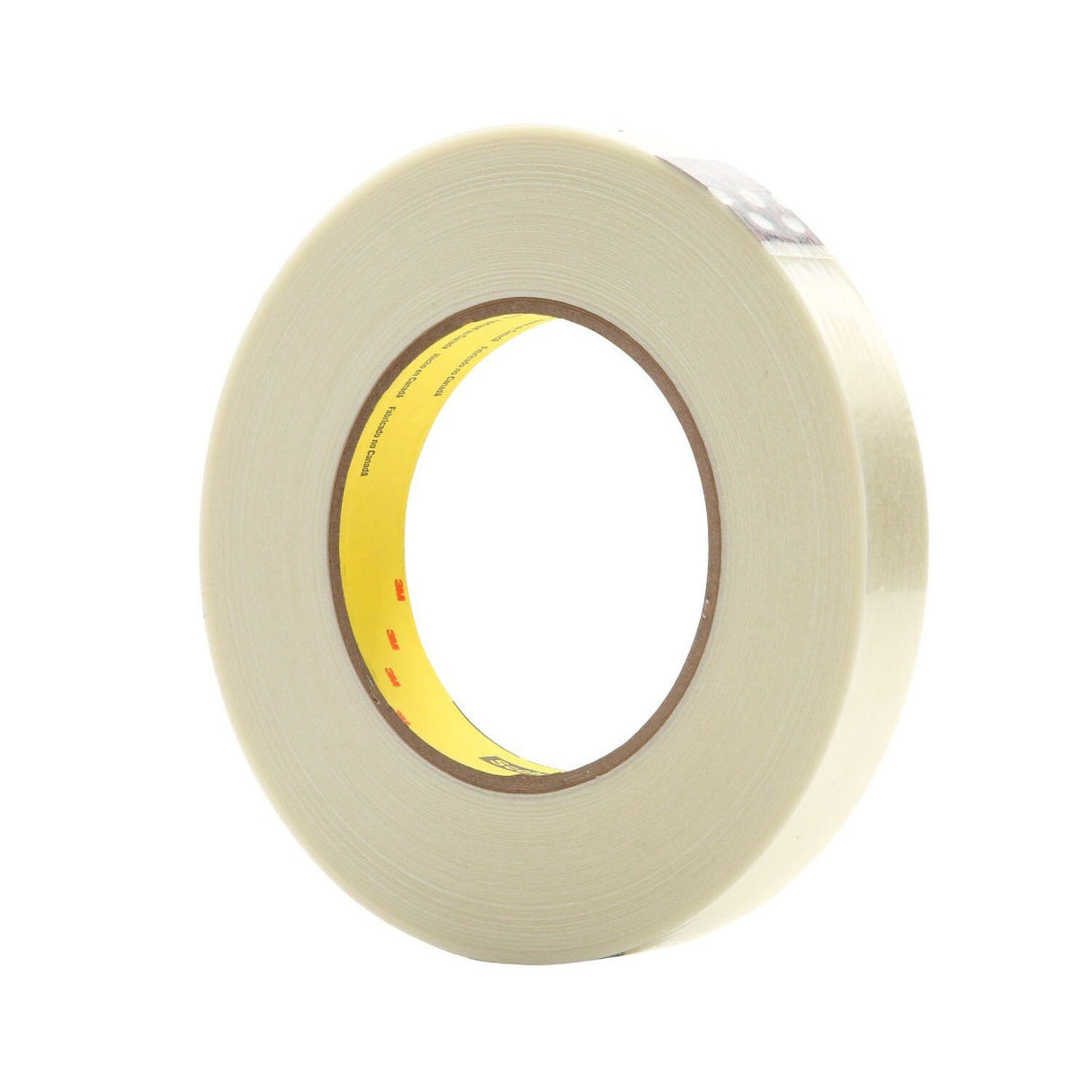 3M 898 Scotch Filament Tape, Fiberglass Reinforced Strapping Tape, Clear, 18 mm x 55 m, 6.6 mil (7010335427) (192 Pack) - 3