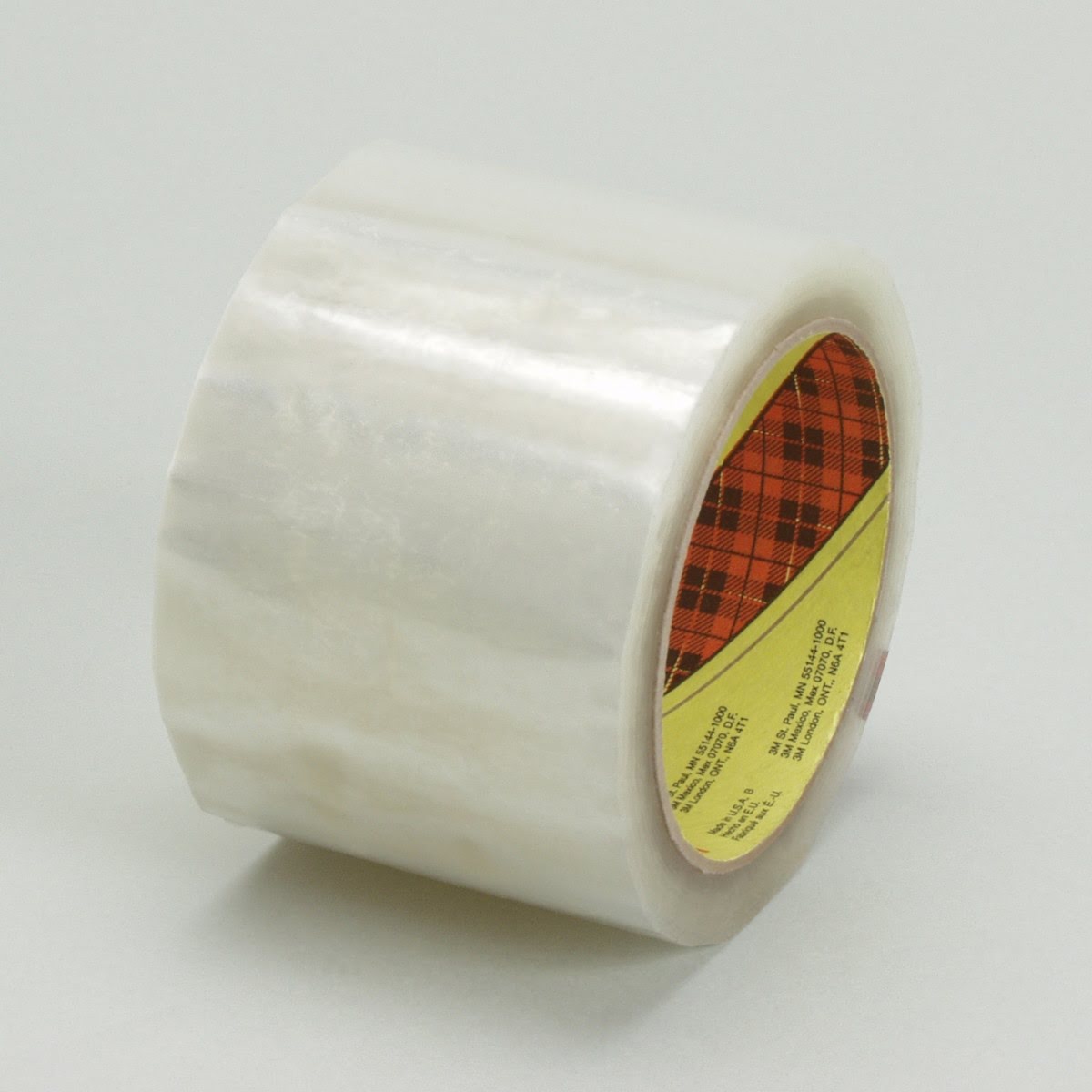 3M 371 Scotch Box Sealing Tape, Clear, 288 mm x 1500 m, Hot Melt Rubber Adhesive (7010335738) - (36Pack)