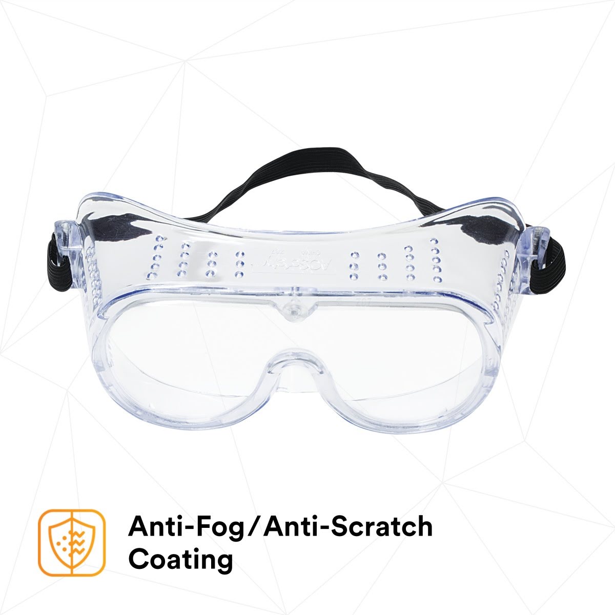 3M Impact Safety Goggles 40650-00000-10 Clear Lens (7010340634) - (10Pack) - 4