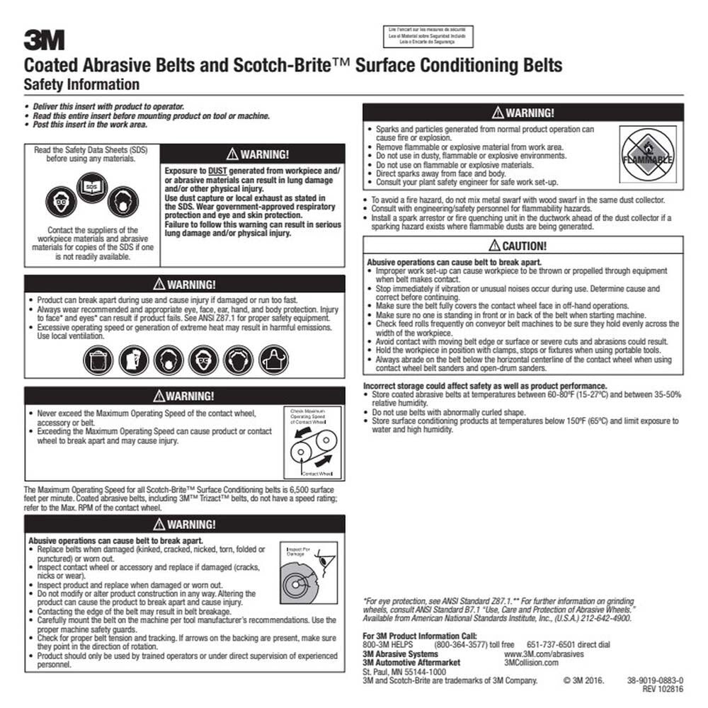 3M 237AA Trizact Cloth Belt , 1 in x 30 in A45 X-Weight Full-Flex (7010361187) (200 Pack) - 10