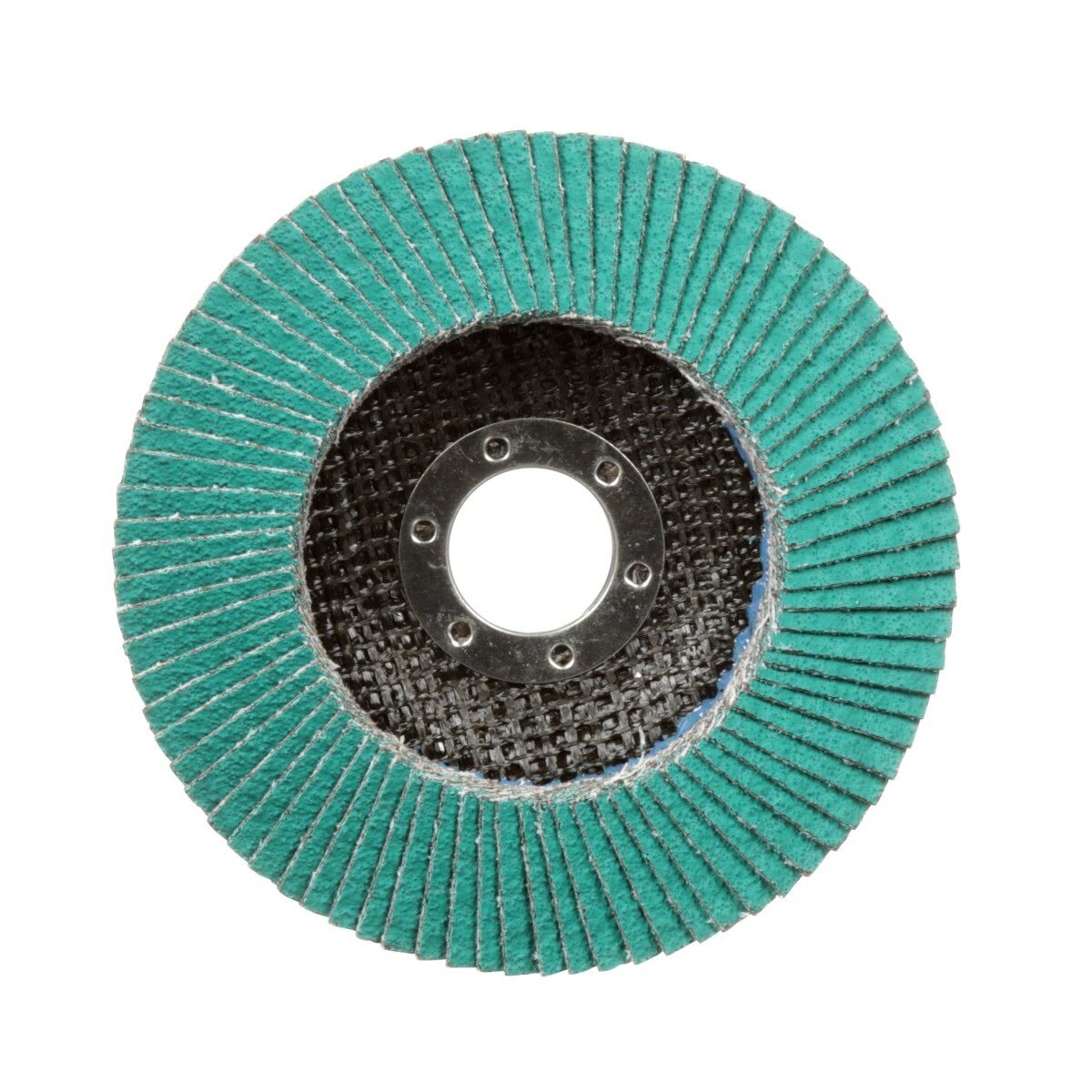 3M 577F Flap Disc, T27, 60 Grit, Alumina Zirconia, Green, 4-1/2 in x 7/8 in (7010363143) - (10Pack)