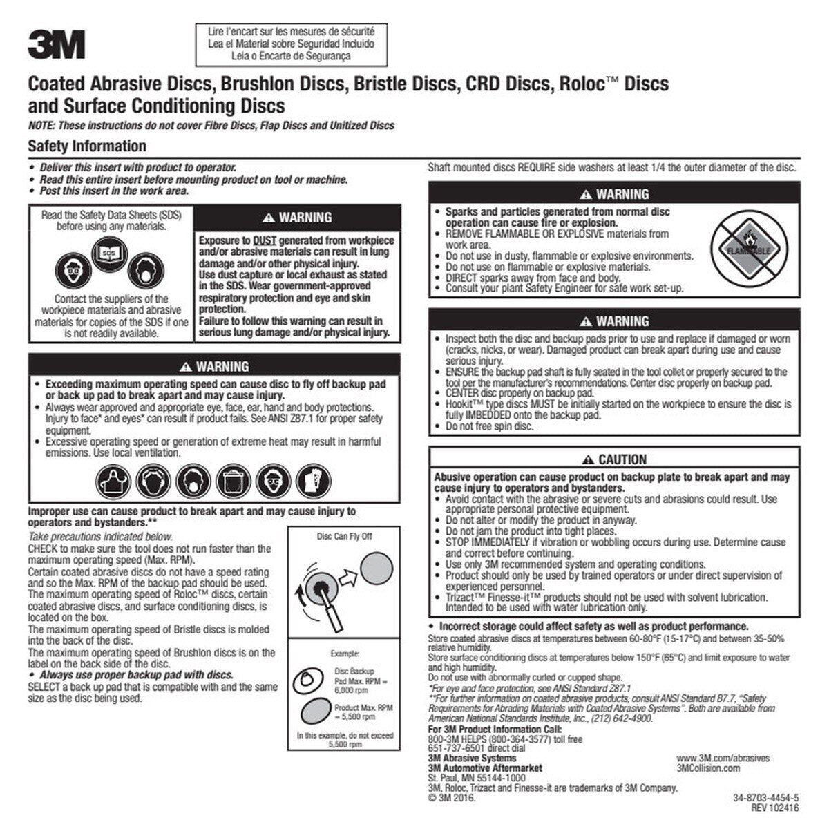3M 87337 Cubitron II Stikit Film Disc, PSA Multi-Grade 80+ to 220+, Purple, 5 in x NH, 3 mil (7010363665) (300 Pack) - 5