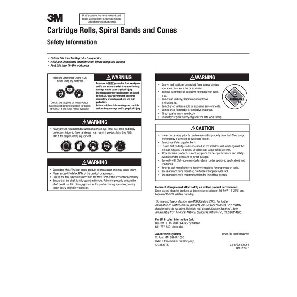 3M 341D Cubitron Cartridge Roll , 1/2 in x 1-3/4 in x 1/4 in, 80 X-Weight (7010363995) (100 Pack) - 2