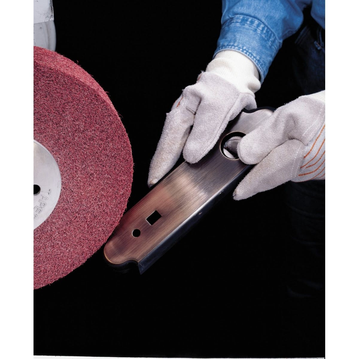 3M MF-WL Scotch-Brite Metal Finishing Convolute Wheel, 6A Coarse, Maroon, 8 in x 2 in x 3 in (7010366069) (2 Pack) - 2