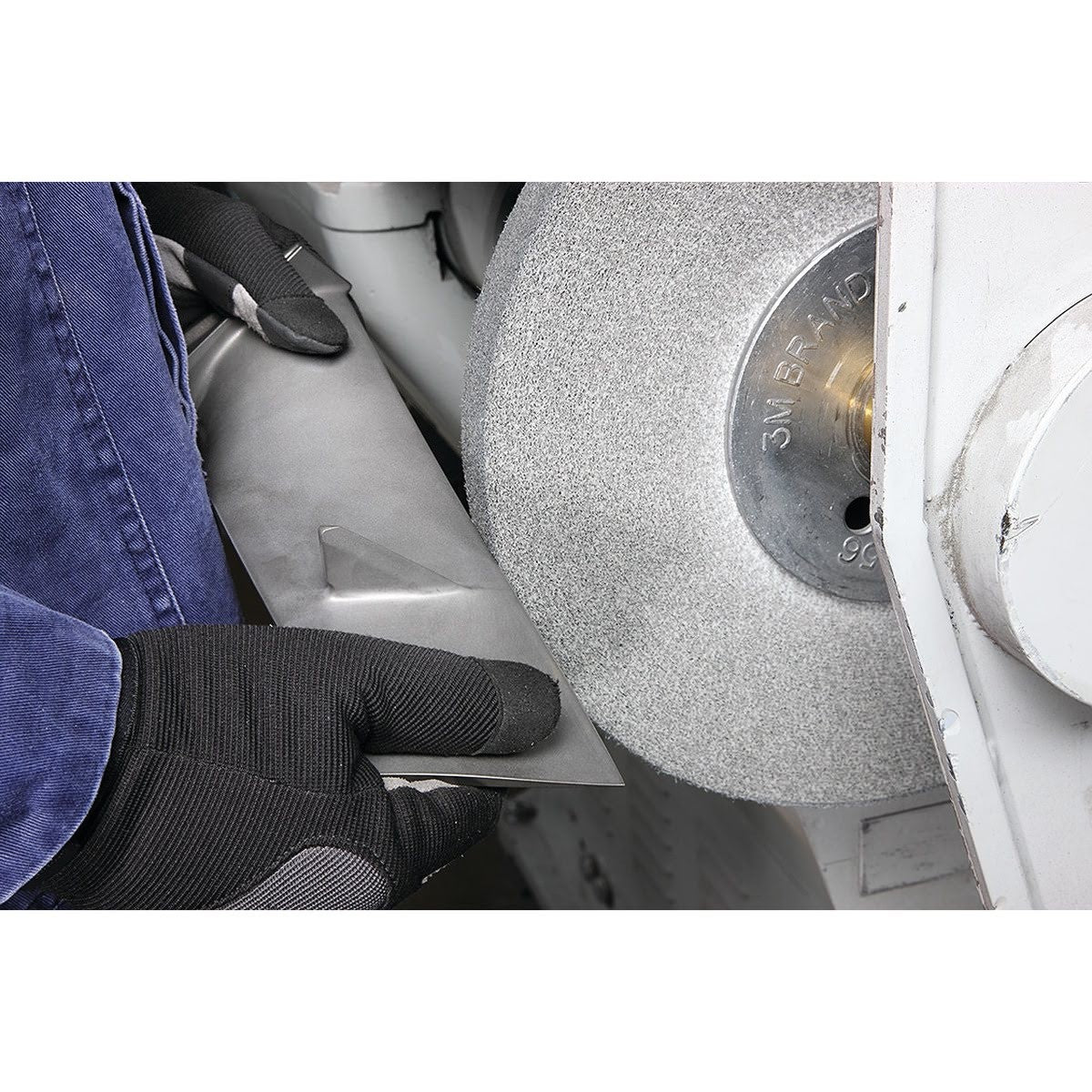 3M EP-WL Scotch-Brite EXL PRO Deburring Convolute Wheel, 9S Fine, Gray, 12 in x 4 in x 5 in (7010366992) - 2