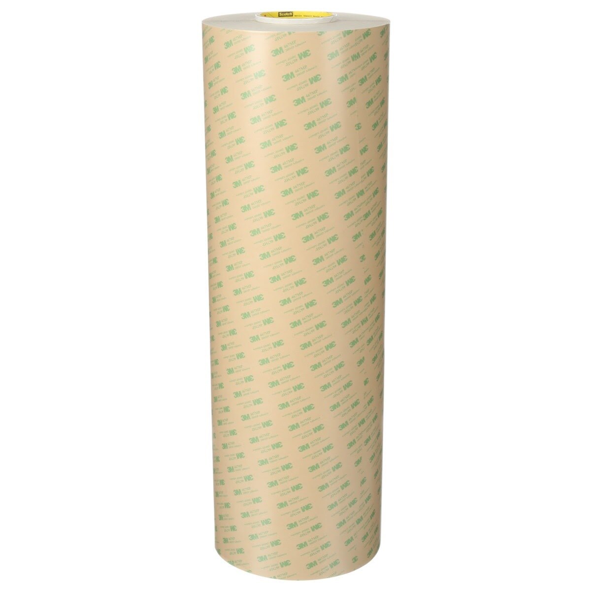 3M 467MP Adhesive Transfer Tape, Clear, 27 in x 180 yd, 2 mil (7010373430)