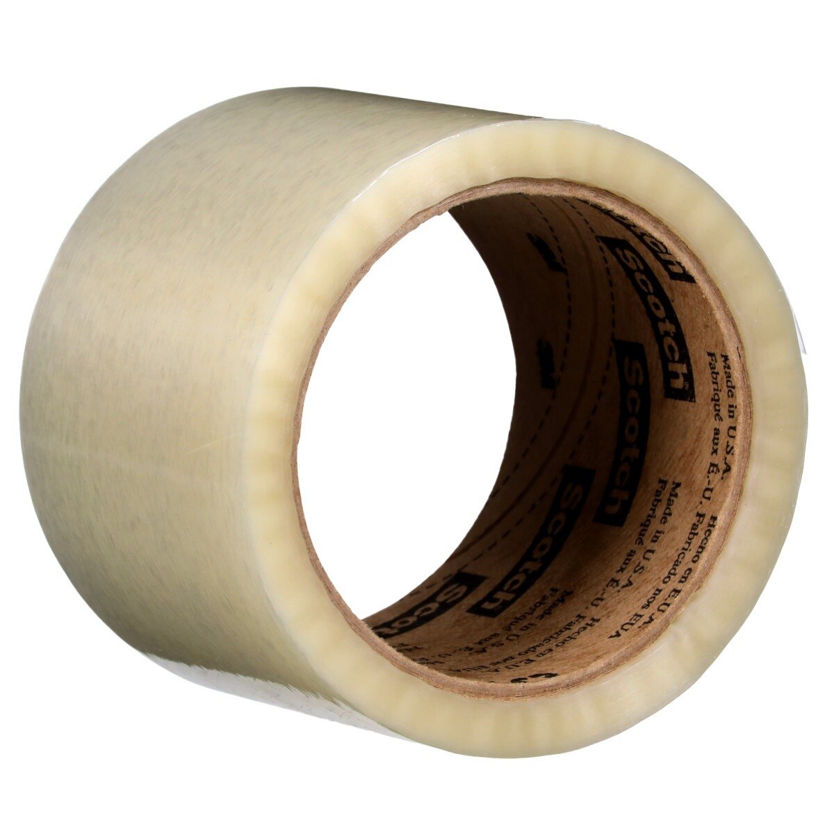 3M 371 Scotch Box Sealing Tape, Clear, 72 mm x 50 m (7010374972) (24 Pack) - 2