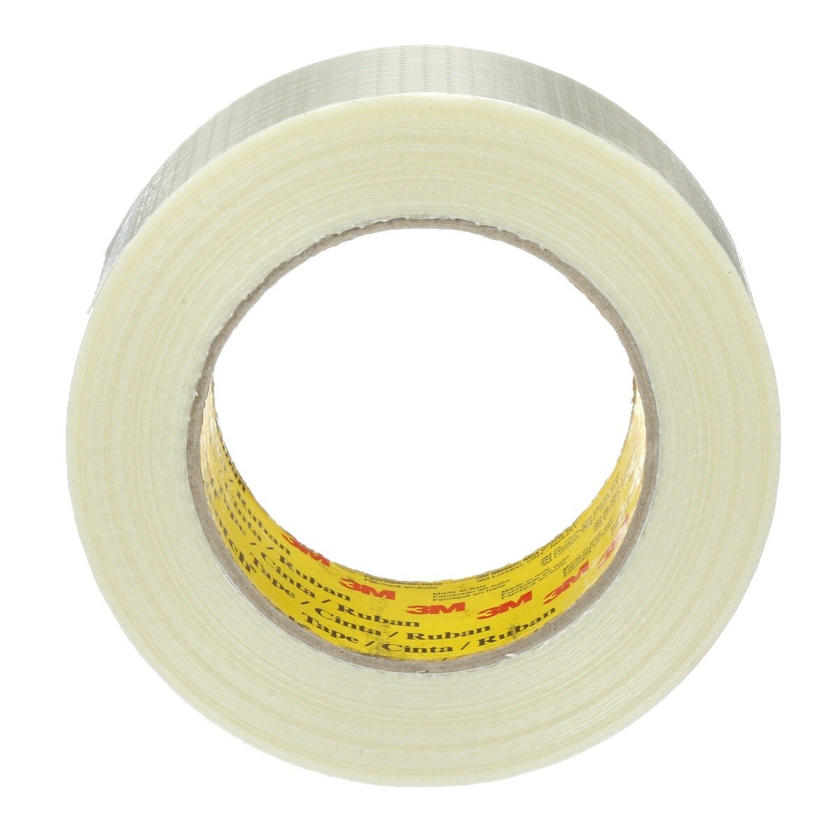 3M Scotch Bi-Directional Filament Tape, Clear, 50 mm x 50 m, 5.7 mil (8959) (7010375600) - (18Pack) - 3