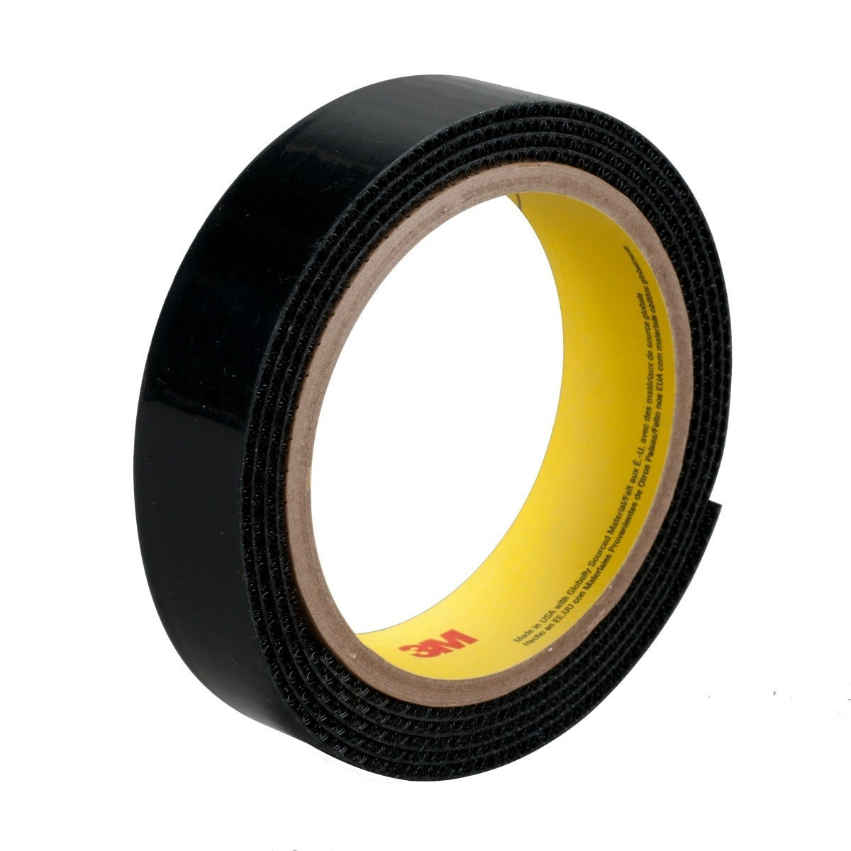 3M SJ3402 Hook Fastener, Black, 5/8 in x 50 yd (7010382012) - (18Pack)