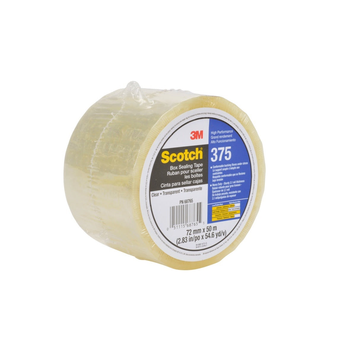 3M PSD1 Scotch Box Sealing Tape with Dispenser, Clear, 48 mm X 50 m (7010382499) - (18Pack) - 2