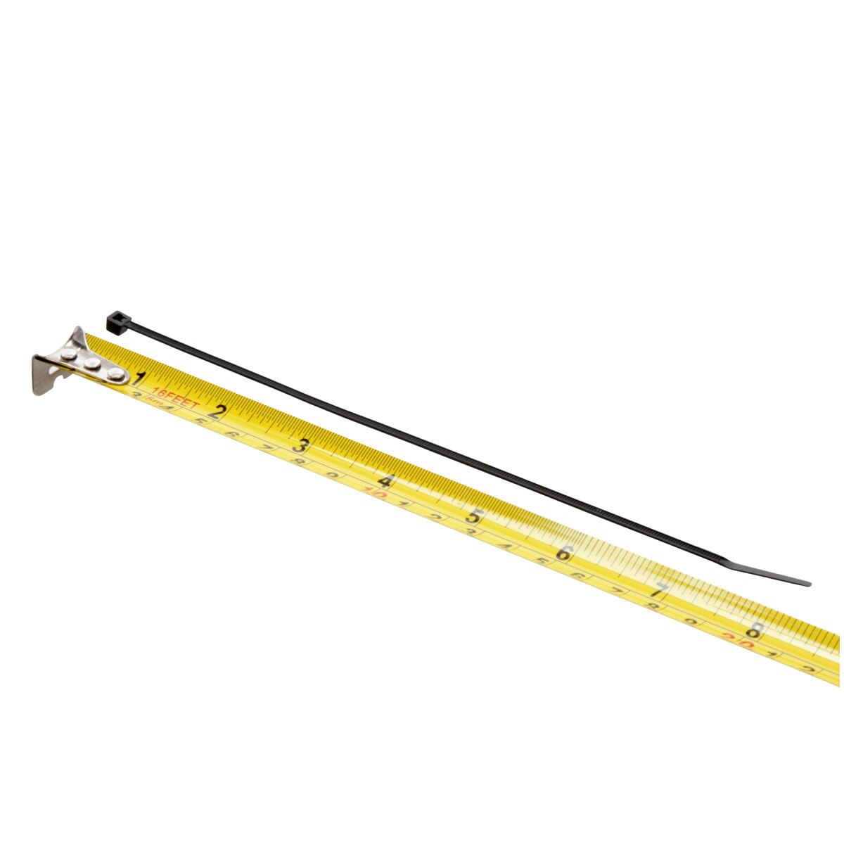 3M CT8BK18-C Cable Tie, Standard Nylon 6/6, Black, 8-3/32 in, 18 lb Tensile Strength (7010398268) (1000 Pack) - 3