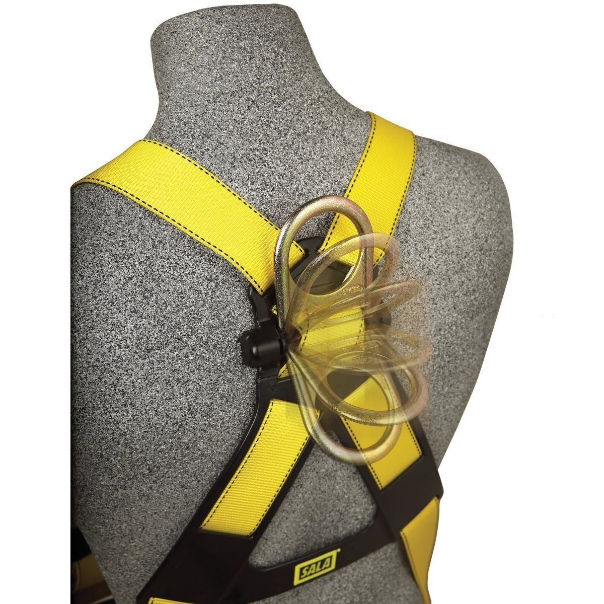 3M 1110605 DBI-SALA Delta Vest-Style Safety Harness, Small, Yellow, Back D-Ring, Tech-Lite Quick Connect (7012815719) - 6