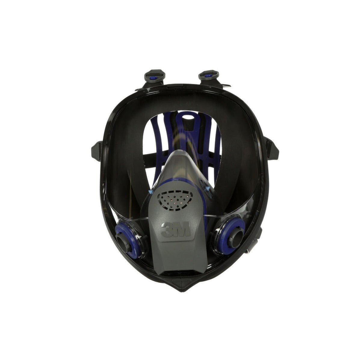 3M 89424 FF-403 Ultimate FX Full Facepiece Reusable Respirator, Six-Strap Harness, Cool Flow Valve, Passive Speaking Diaphragm, Large, Black (7100001847) - 3