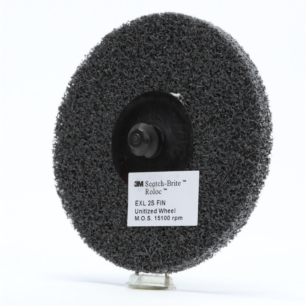 3M XL-UR Scotch-Brite Roloc EXL Unitized Wheel, 2S Fine, TR, 3 in (7100005209) (40 Pack) - 3