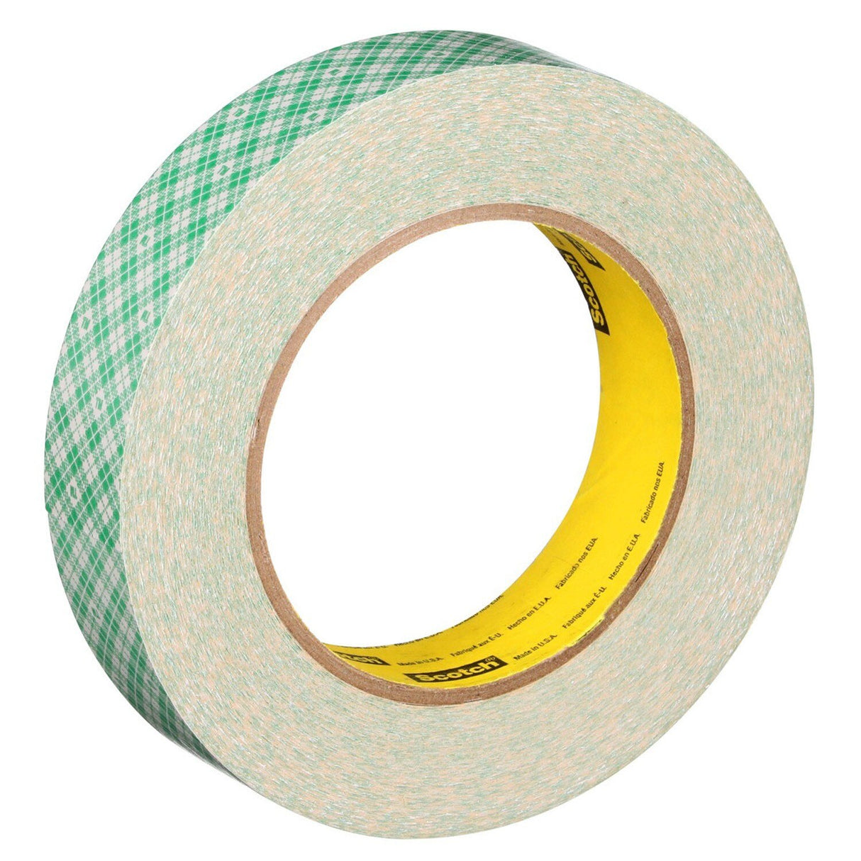 3M Scotch Double Coated Paper Tape, Natural, 1 in x 36 yd, 5 mil (410M) (7100007291) (Case of 36) - (36Pack)
