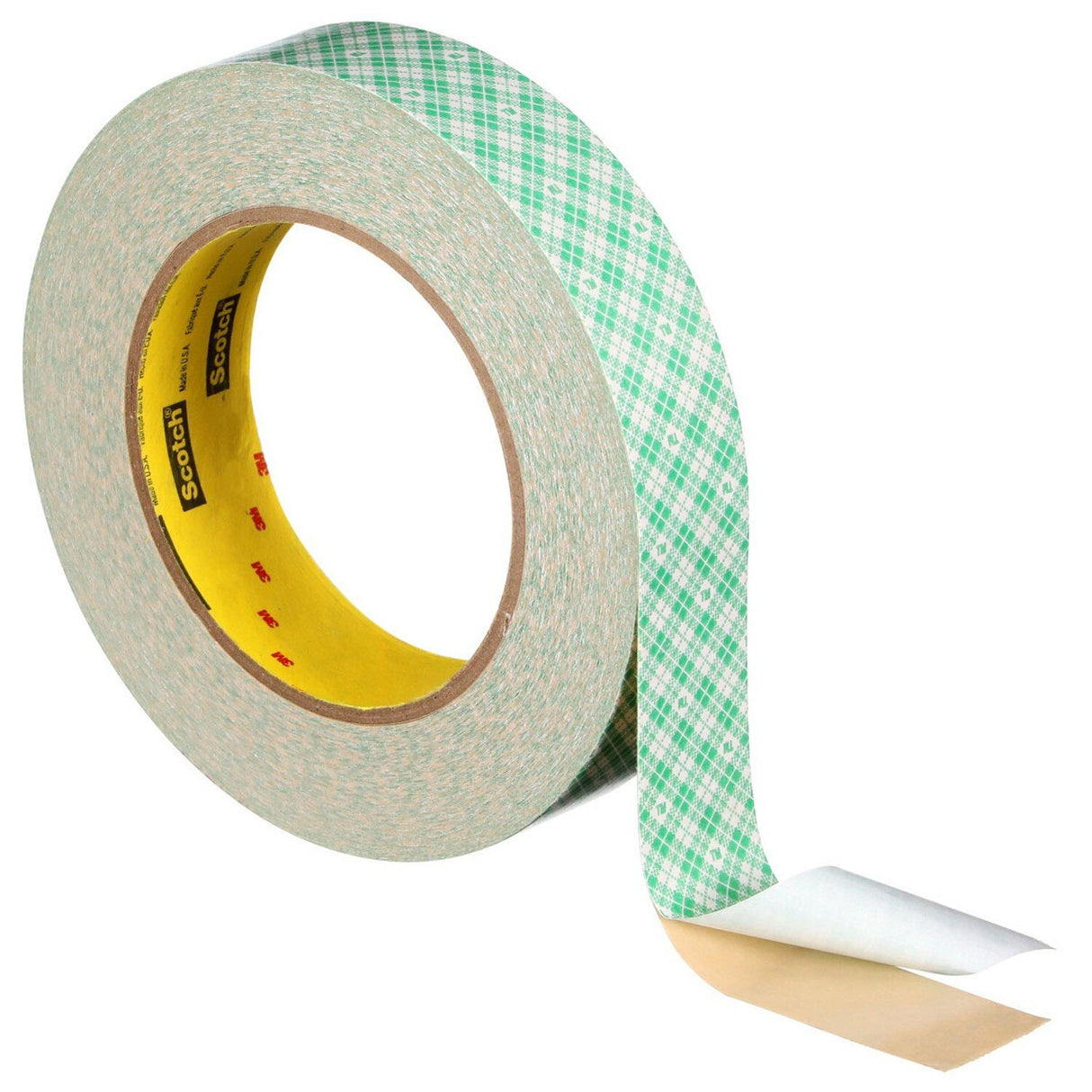 3M Scotch Double Coated Paper Tape, Natural, 1 in x 36 yd, 5 mil (410M) (7100007291) (Case of 36) - (36Pack) - 2