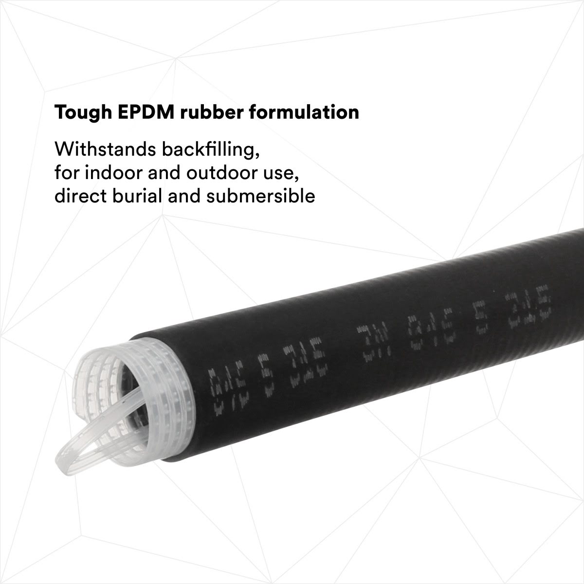 3M 8427-16 Cold Shrink Insulator for Wire and Cable Splices, 1 kV, Black (7100010774) - (10Pack) - 4