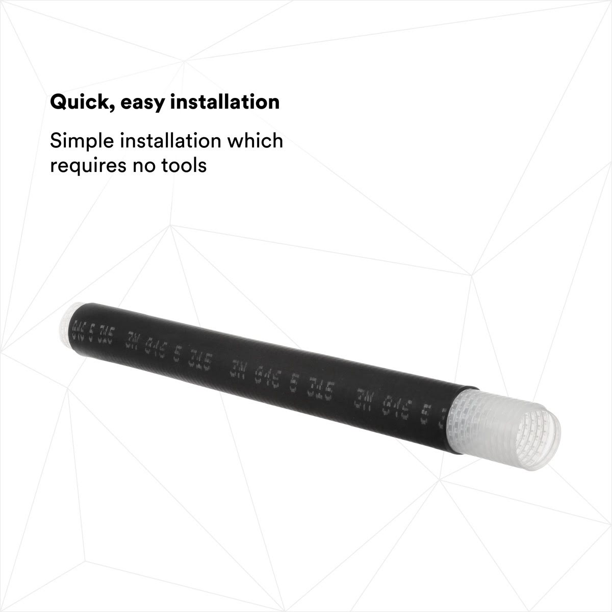 3M 8427-16 Cold Shrink Insulator for Wire and Cable Splices, 1 kV, Black (7100010774) - (10Pack) - 5