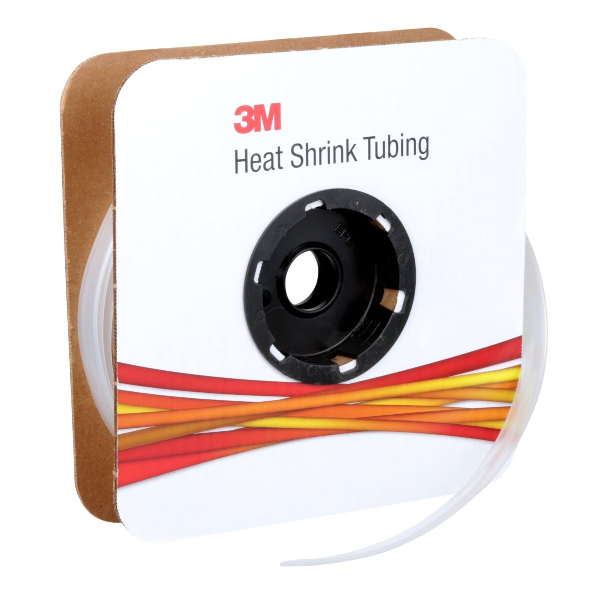 3M Heat Shrink Thin-Wall Tubing FP-301, Clear, 3/8 in x 100 ft Spool (FP0.375CR100S) (7100025599) - (3Pack) - 3