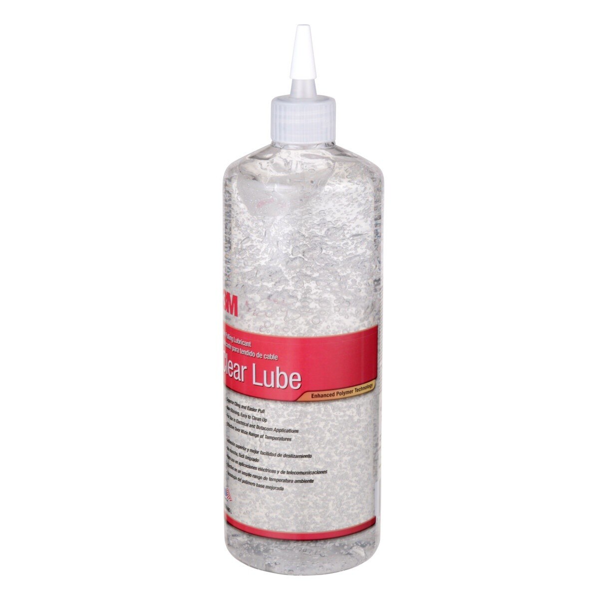 3M Clear Wire Pulling Lubricant Gel, Slow Drying, Clear Colorless, 1 qt (WLC-QT) (7100027021) - (12Pack) - 2
