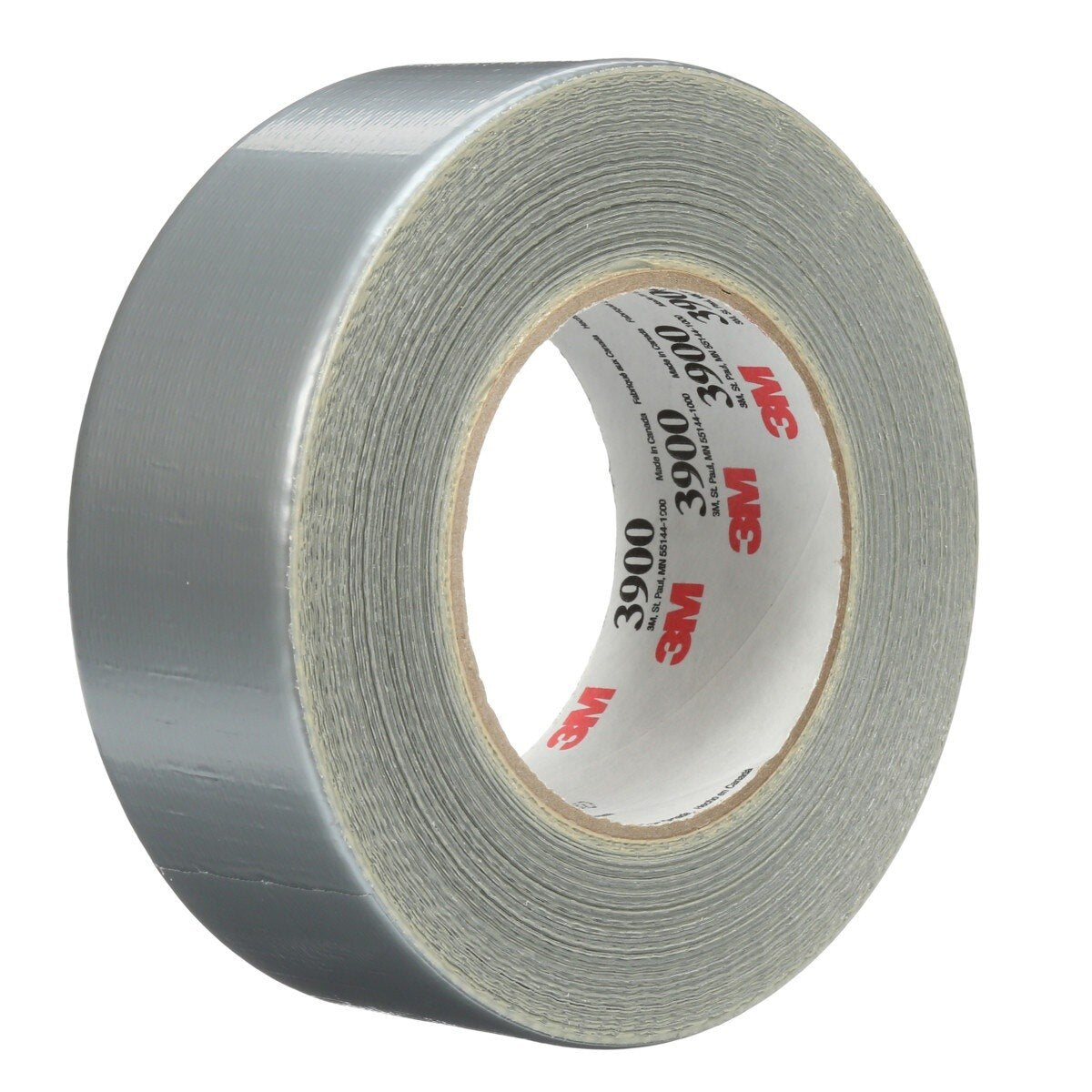 3M 3900 Multi-Purpose Duct Tape, Silver, 48 mm x 54.8 m, 7.6 mil, Rubber Adhesive, Water Resistant, Conveniently Packaged (7100029108) - (24Pack) - 3