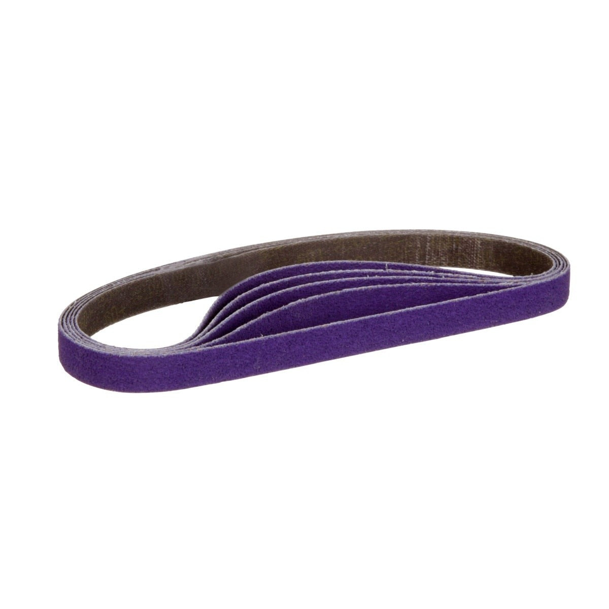 3M 786F 33445 Cubitron II File Belt, 60+ Grit, Purple, 1/2 in x 18 in, Spot Weld Removal (7100033185) (10 Pack) - 2