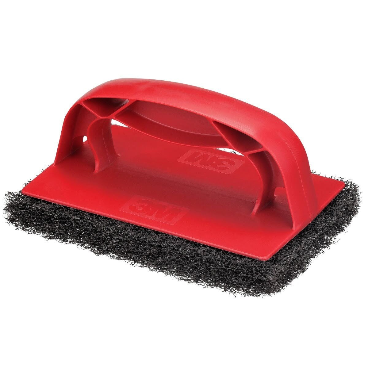 3M Scotch-Brite Scotchbrick Griddle Scrubber 9537CC Heavy Duty Red 4 in x 6 in x 3 in (7100036207) - (12Pack)