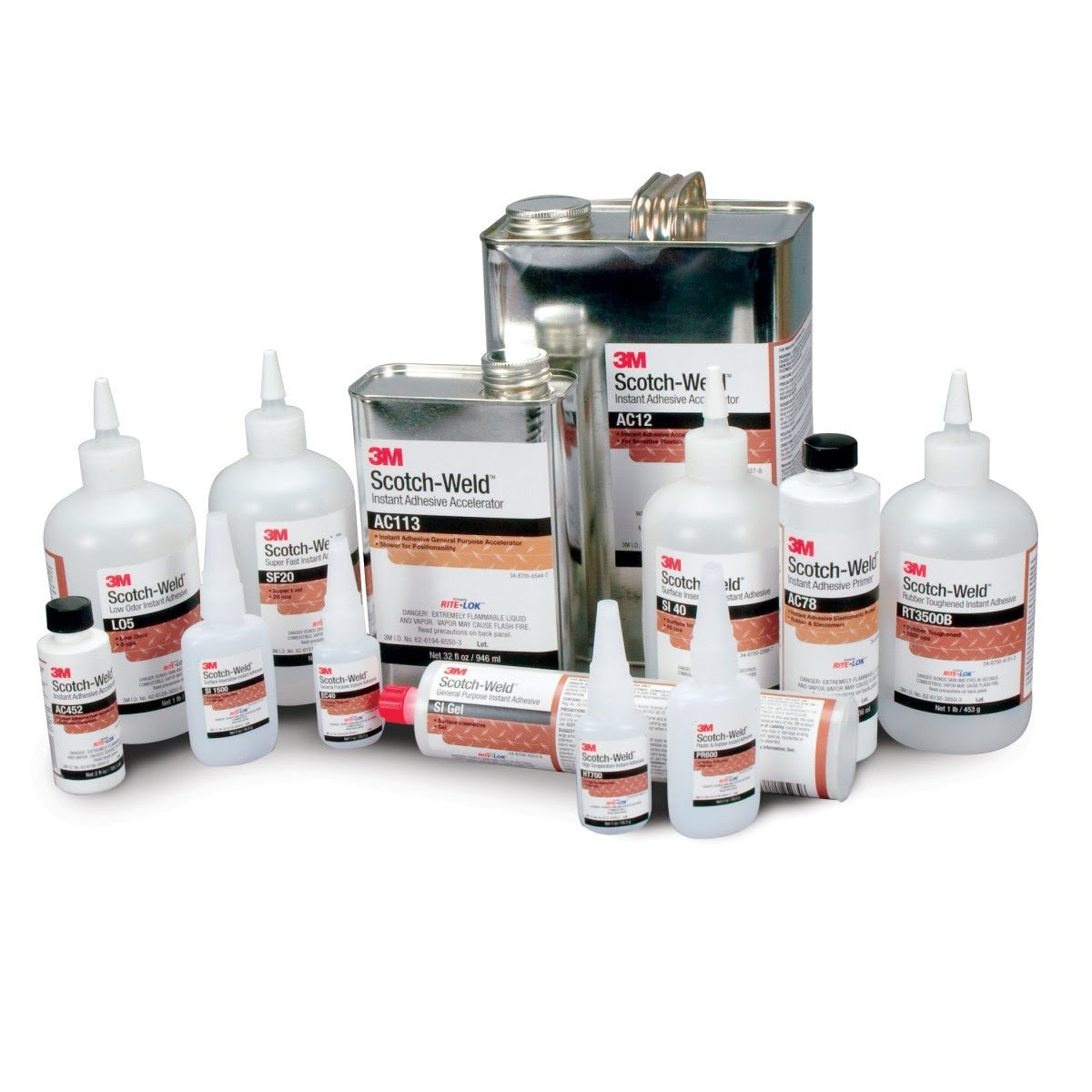 3M PR600 Scotch-Weld Plastic & Rubber Instant Adhesive, Clear, 500 Gram (7100039246) - 2
