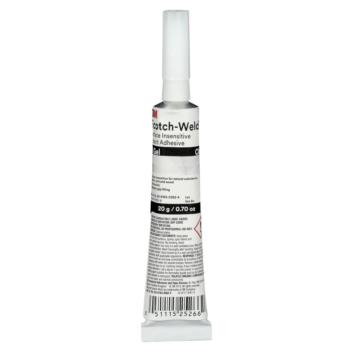 3M SI GEL Scotch-Weld Surface Insensitive Instant Adhesive SI Gel, Clear, 20 Gram (7100039258) - (10Pack) - 2
