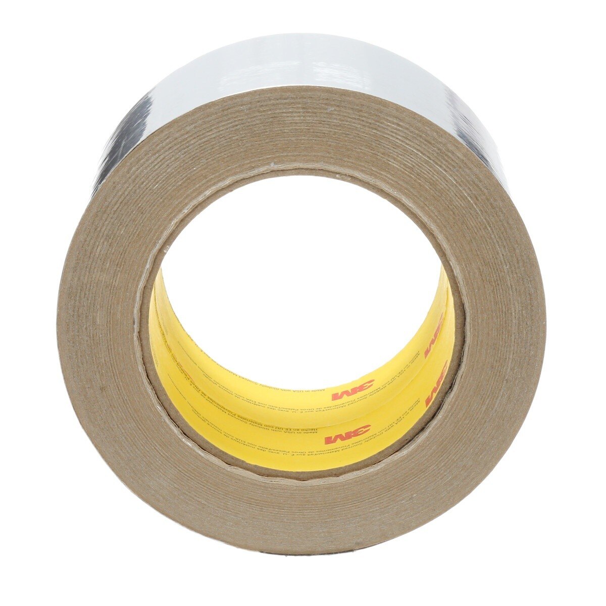 3M 1521CW Aluminum Foil Tape, Silver, 72 mm x 45.7 m, 2.8 mil (7100043752) (256 Pack) - 4