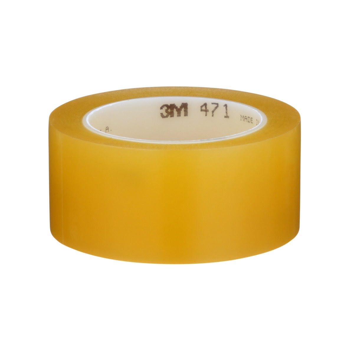 3M Vinyl Tape Transparent 2 in x 36 yd 5.2 mil Roll (471) (7100044331) - (24Pack) - 2