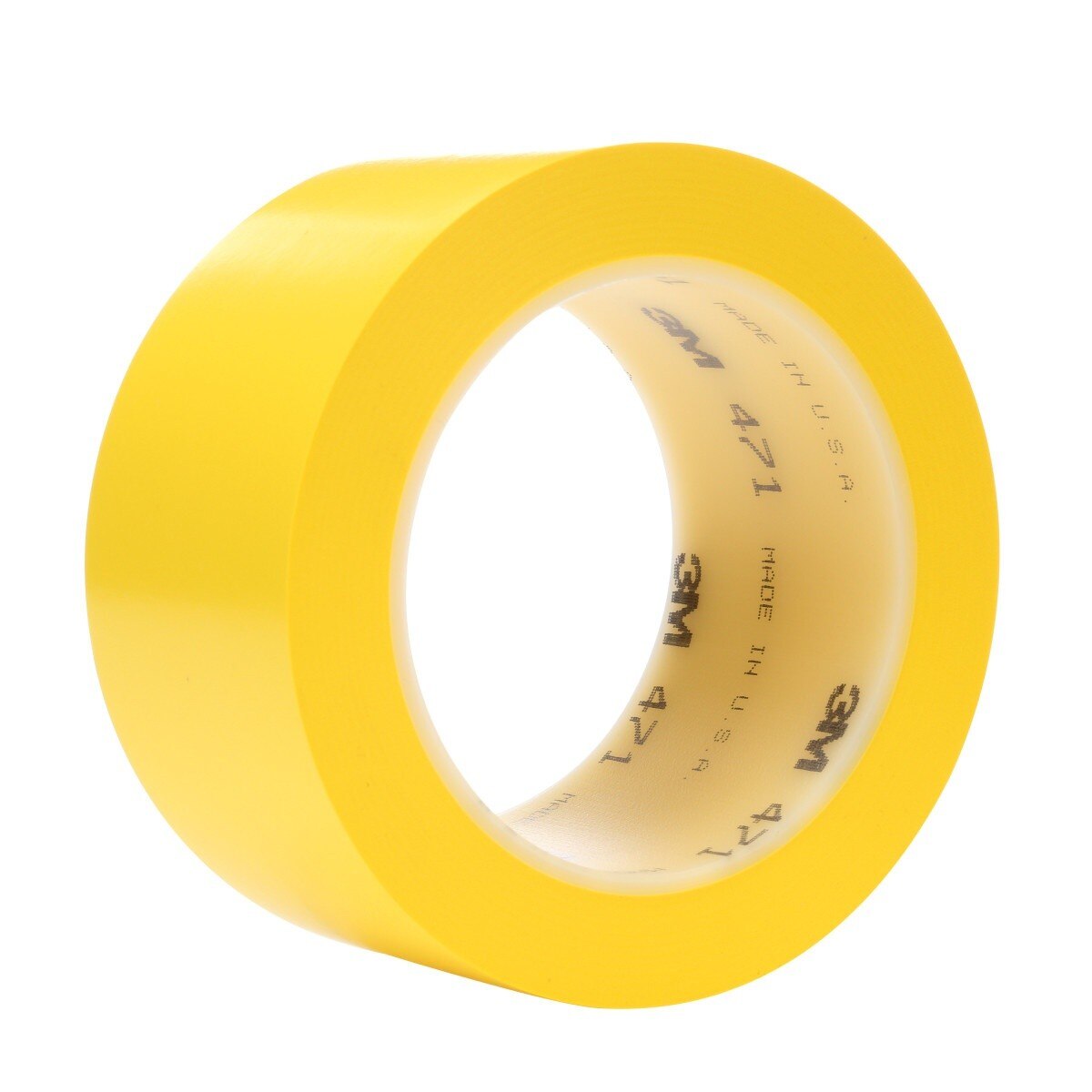3M 471 Vinyl Tape, Yellow, 2 in x 36 yd, 5.2 mil (7100044478) - (24Pack) - 2
