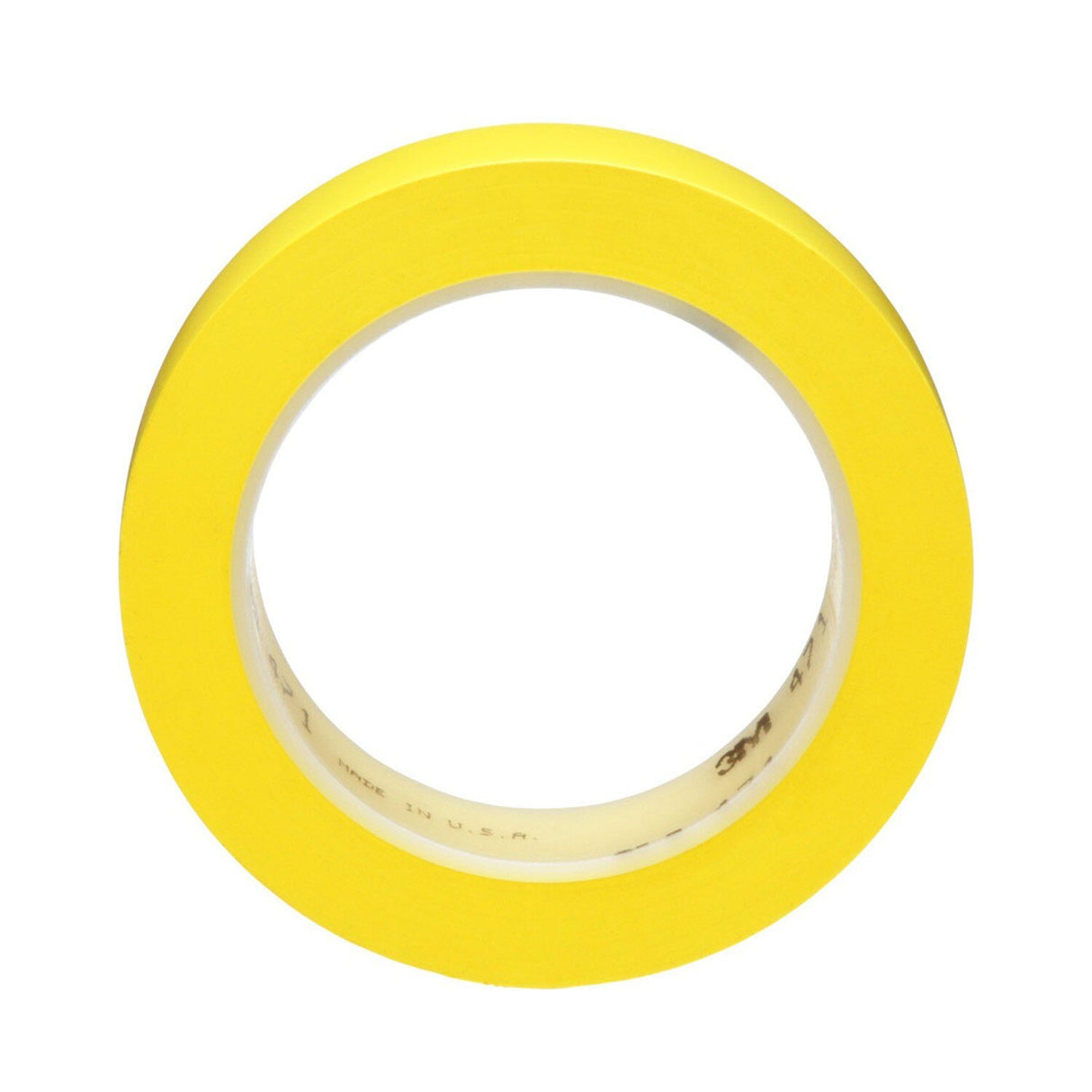 3M 471 Vinyl Tape, Yellow, 1 in x 36 yd, 5.2 mil, Roll (471 IW) (7100044642) - (36Pack) - 5