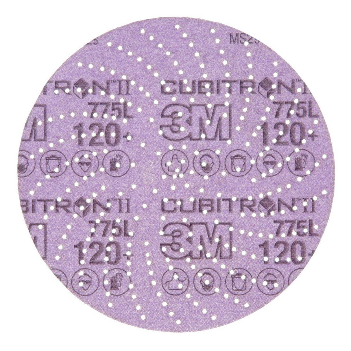 3M 775L Xtract Cubitron II Film Disc 120+ 6 in Die 600LG (7100045073) (50 Pack)