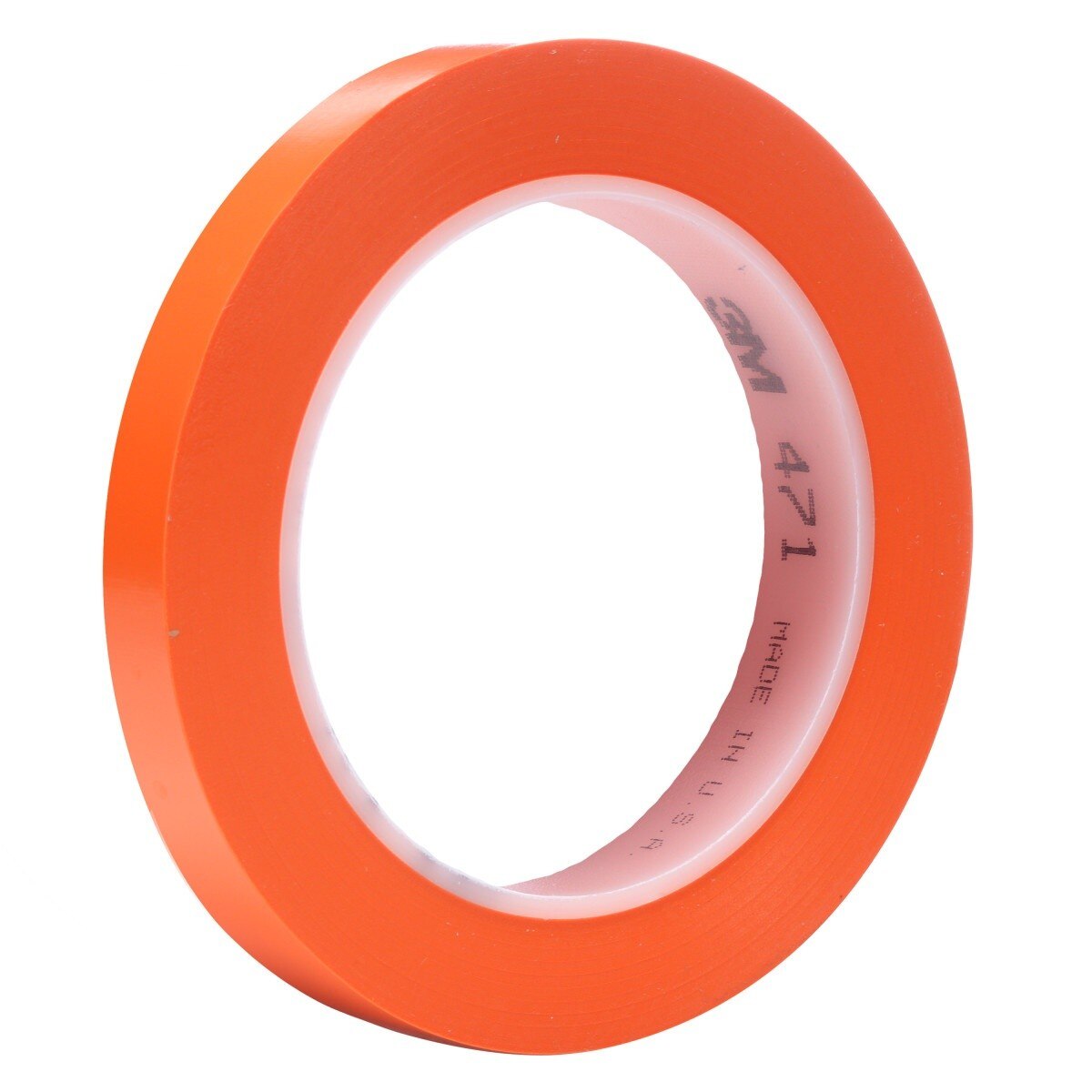 3M 471 Vinyl Tape Floor Marking Tape, Orange, 1/2 in x 36 yd, 5.2 mil (7100049358) - (72Pack)
