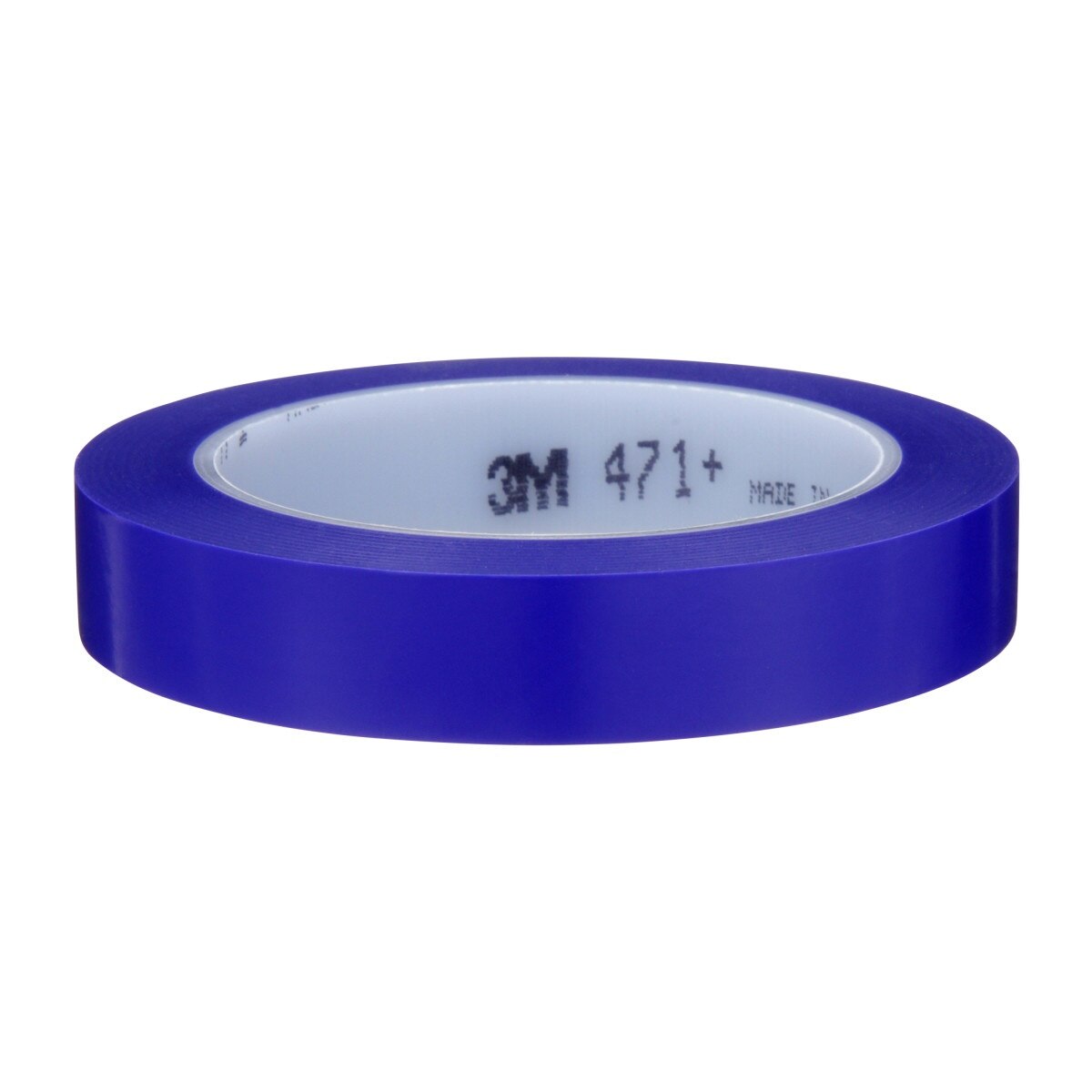 3M 471+ Vinyl Tape, Indigo, 3/4 in x 36 yd, 5.2 mil (PN06409) (7100055259) - (12Pack)