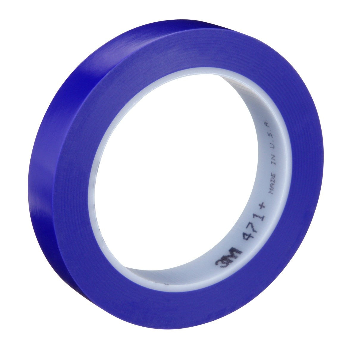 3M 471+ Vinyl Tape, Indigo, 3/4 in x 36 yd, 5.2 mil (PN06409) (7100055259) - (12Pack) - 2