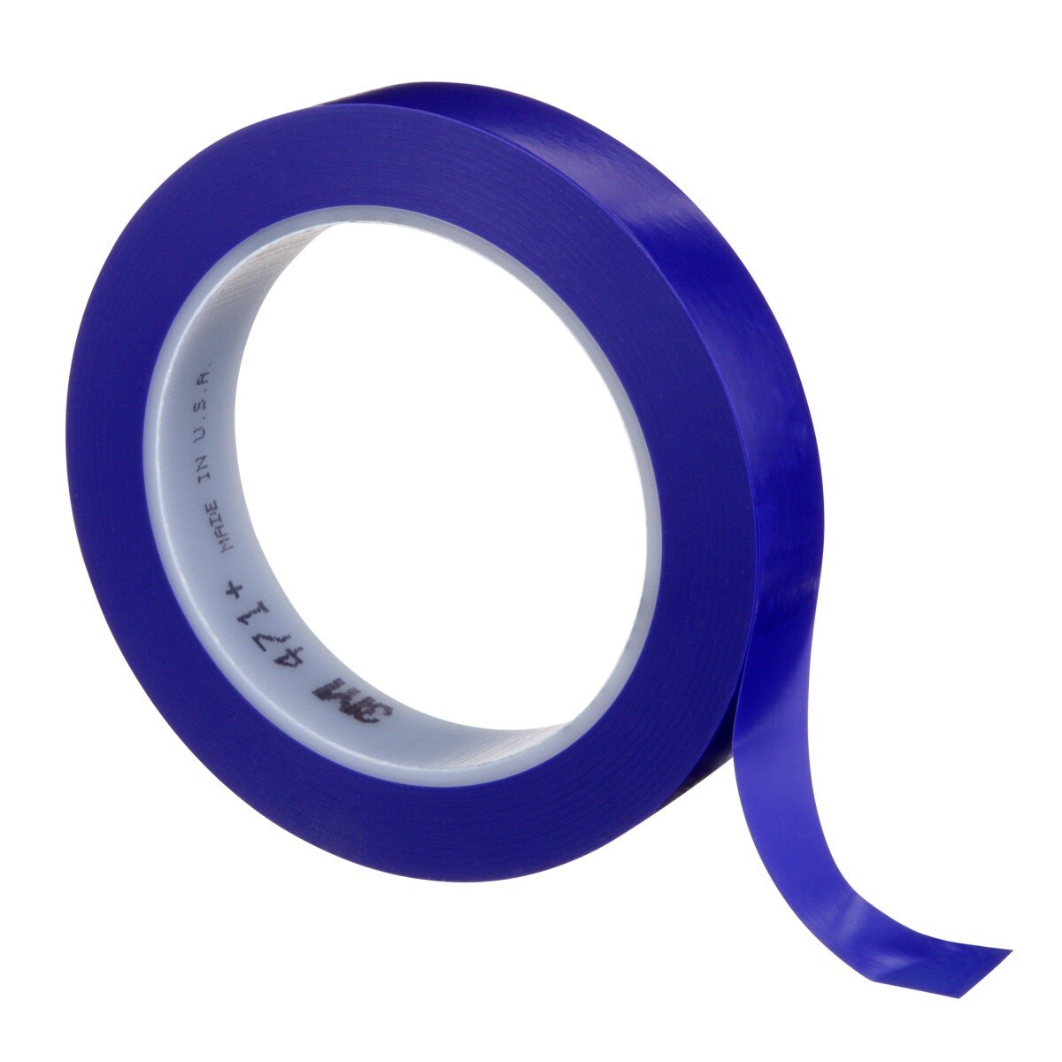 3M 471+ Vinyl Tape, Indigo, 3/4 in x 36 yd, 5.2 mil (PN06409) (7100055259) - (12Pack) - 4