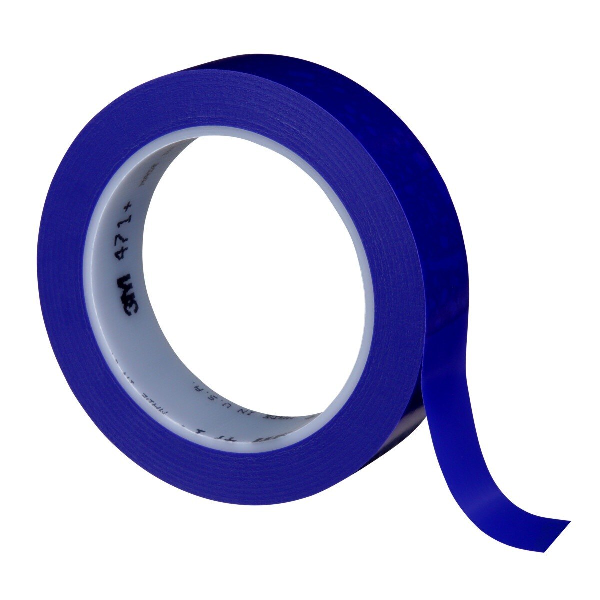 3M 471+ Vinyl Tape Indigo 1 in x 36 yd Fine Line Paint Masking Striping Color Separation High-Temperature Stretch (7100057038) - (12Pack) - 5